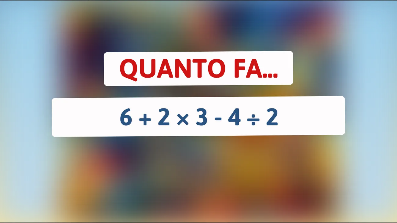 Il tuo QI è sopra la media? Risolvi questo enigma matematico che solo i geni possono capire!"