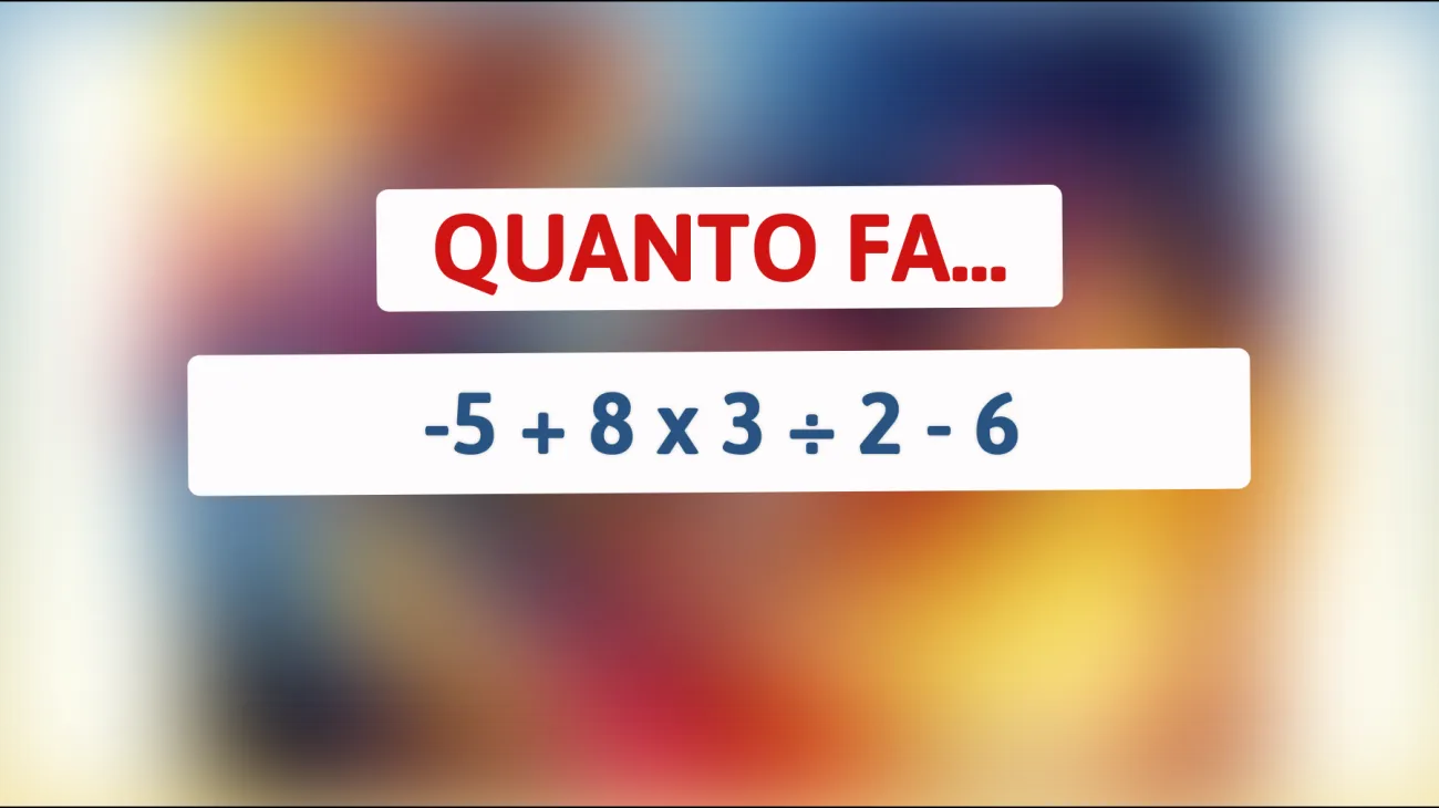 Solo il 2% delle persone riesce a risolverlo: riesci a calcolare correttamente questo indovinello matematico?"